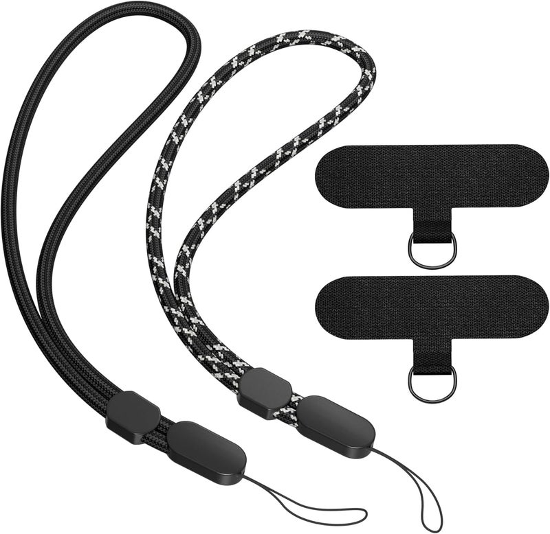 SURDOCA Adjustable Phone Lanyard Wrist Strap, Camera Wrist Strap, Nylon Wrist Lanyard, Anti Theft Strap, Lanyard for Earphone, USB Flash Drive, ID Name Tag Badge (No Paw) - Image 1